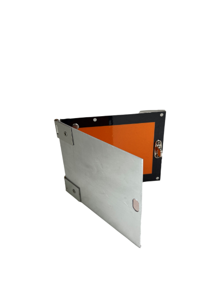 Hazign Warning Plate Folding Horizontal (Stainless Steel)