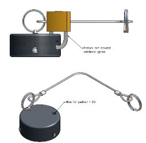 2" Lockable Cap - Aluminium