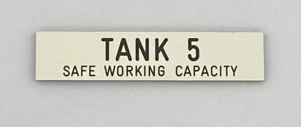 Tank Numbers - Type E