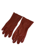 10.5" Red PVC Gloves Lightweight