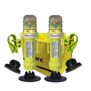 A complete kit of Eflare products suitable for 1 vehicle or team of site workers