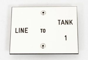 Line to Tank Labels