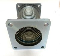 Flexible Connector - 4" x 4" SQ Flange ends - 200mm long