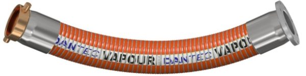 3" Vapour Hose D3GG Hose - 13ft (3.96m) long - 4" TTMA Flange x 3" BSPP Female Ends