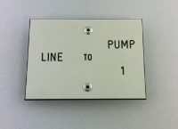 Line to Pump Labels with 2" Clips (Choose your Pump #'s)